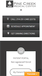 Mobile Screenshot of pinecreekmedicalcenter.com